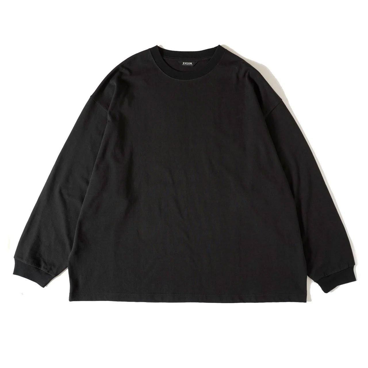 <img class='new_mark_img1' src='https://img.shop-pro.jp/img/new/icons5.gif' style='border:none;display:inline;margin:0px;padding:0px;width:auto;' />EVCON (ӥ)WIDE L/S TEE BLACK ()