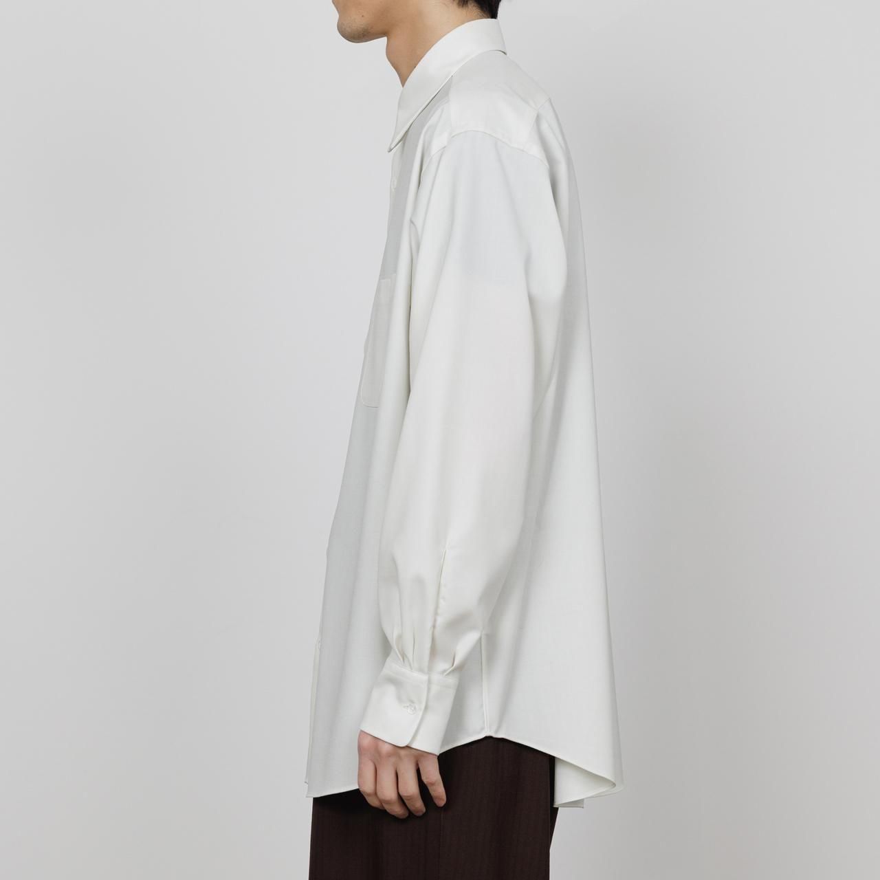 <img class='new_mark_img1' src='https://img.shop-pro.jp/img/new/icons5.gif' style='border:none;display:inline;margin:0px;padding:0px;width:auto;' />MARKAWARE (ޡ)COMFORT FIT SHIRT PEUL GRAY -SUPER 160s WASHABLE  WOOL OXFORD-