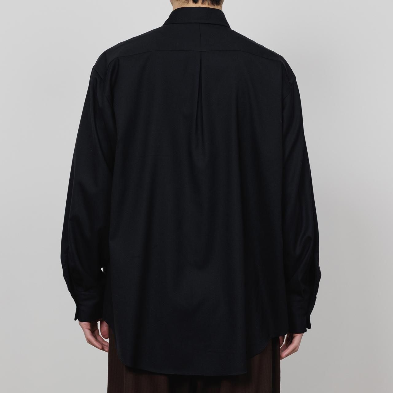 <img class='new_mark_img1' src='https://img.shop-pro.jp/img/new/icons5.gif' style='border:none;display:inline;margin:0px;padding:0px;width:auto;' />MARKAWARE (ޡ)COMFORT FIT SHIRT BLACK -SUPER 160s WASHABLE  WOOL OXFORD-