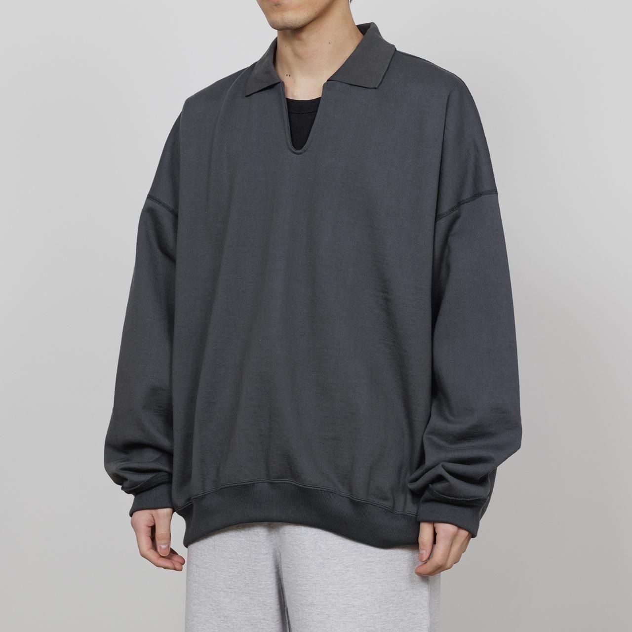 <img class='new_mark_img1' src='https://img.shop-pro.jp/img/new/icons5.gif' style='border:none;display:inline;margin:0px;padding:0px;width:auto;' />MARKAWARE (ޡ)SKIPPER HUGE SWEAT FOREST GRAY -ORGANIC COTTON HEAVY FLEECE-