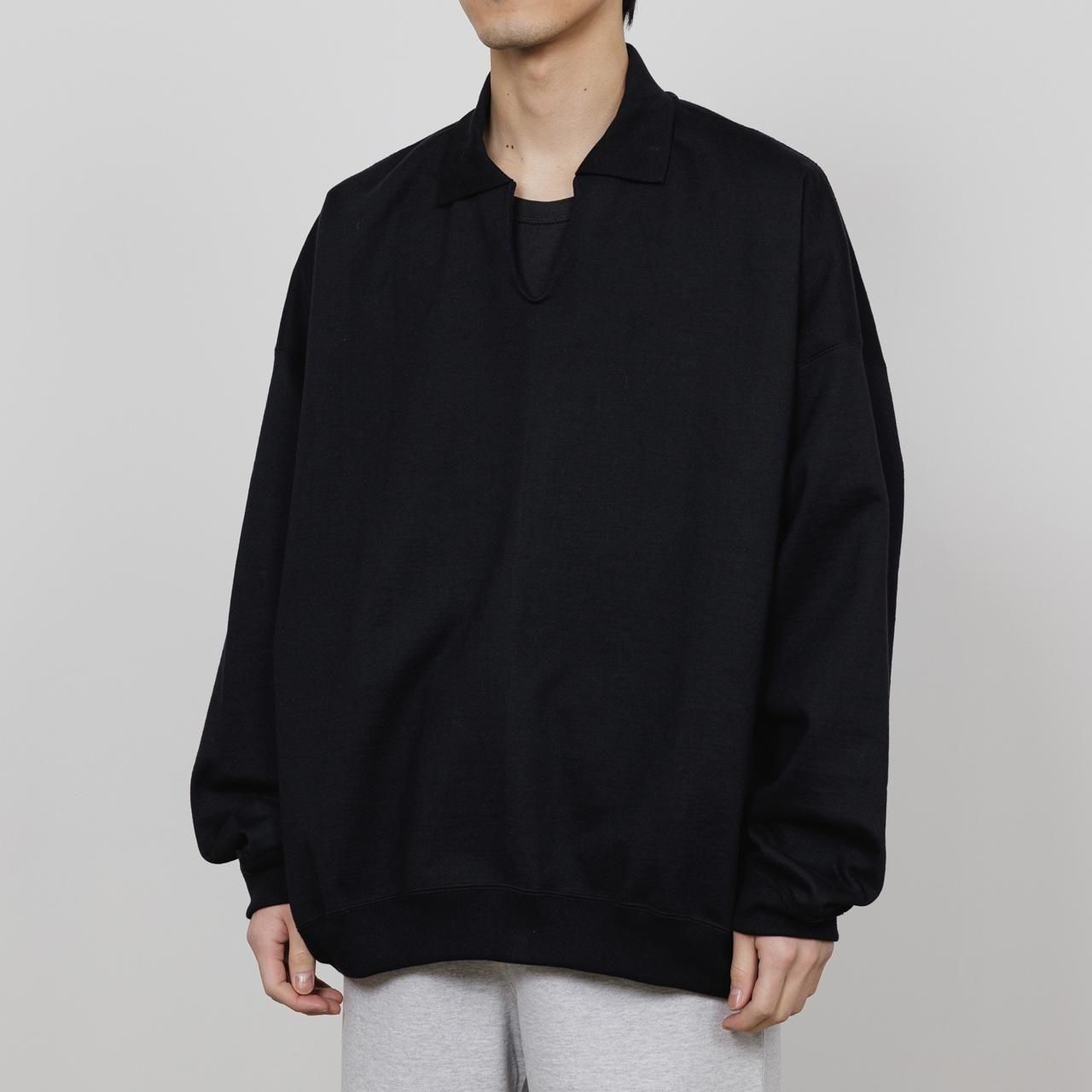 <img class='new_mark_img1' src='https://img.shop-pro.jp/img/new/icons5.gif' style='border:none;display:inline;margin:0px;padding:0px;width:auto;' />MARKAWARE (ޡ)SKIPPER HUGE SWEAT BLACK -ORGANIC COTTON HEAVY FLEECE-