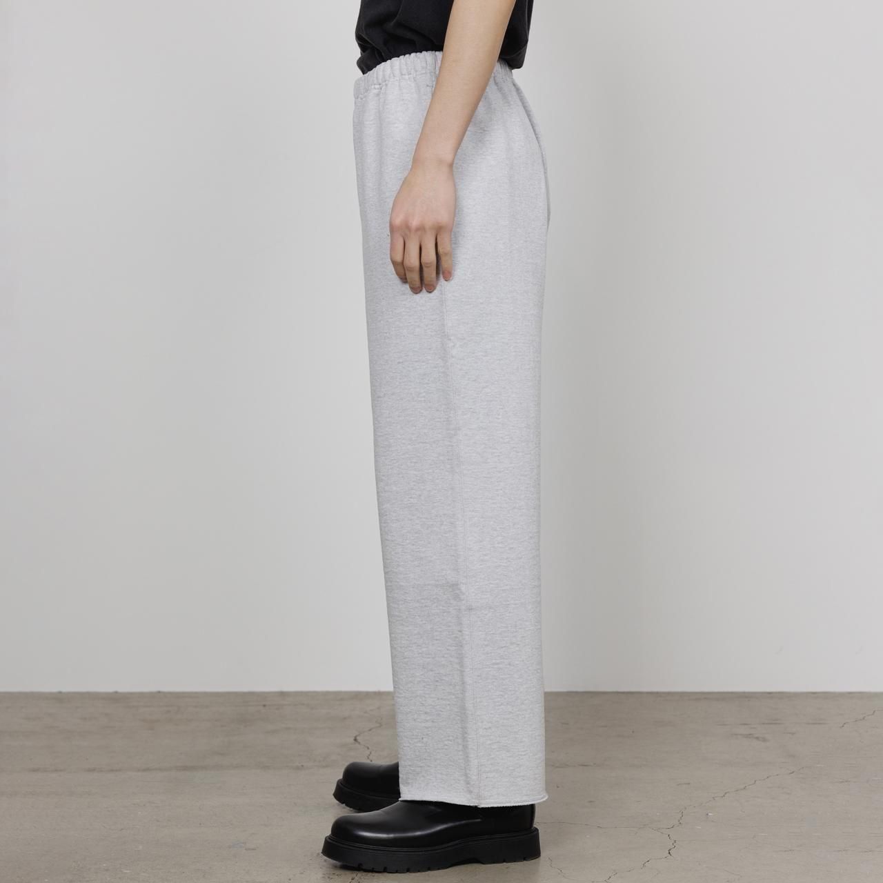 ͽ MARKAWARE (ޡ)WIDE GYM PANTS ASH GRAY -ORGANIC COTTON HEAVY FLEECE-