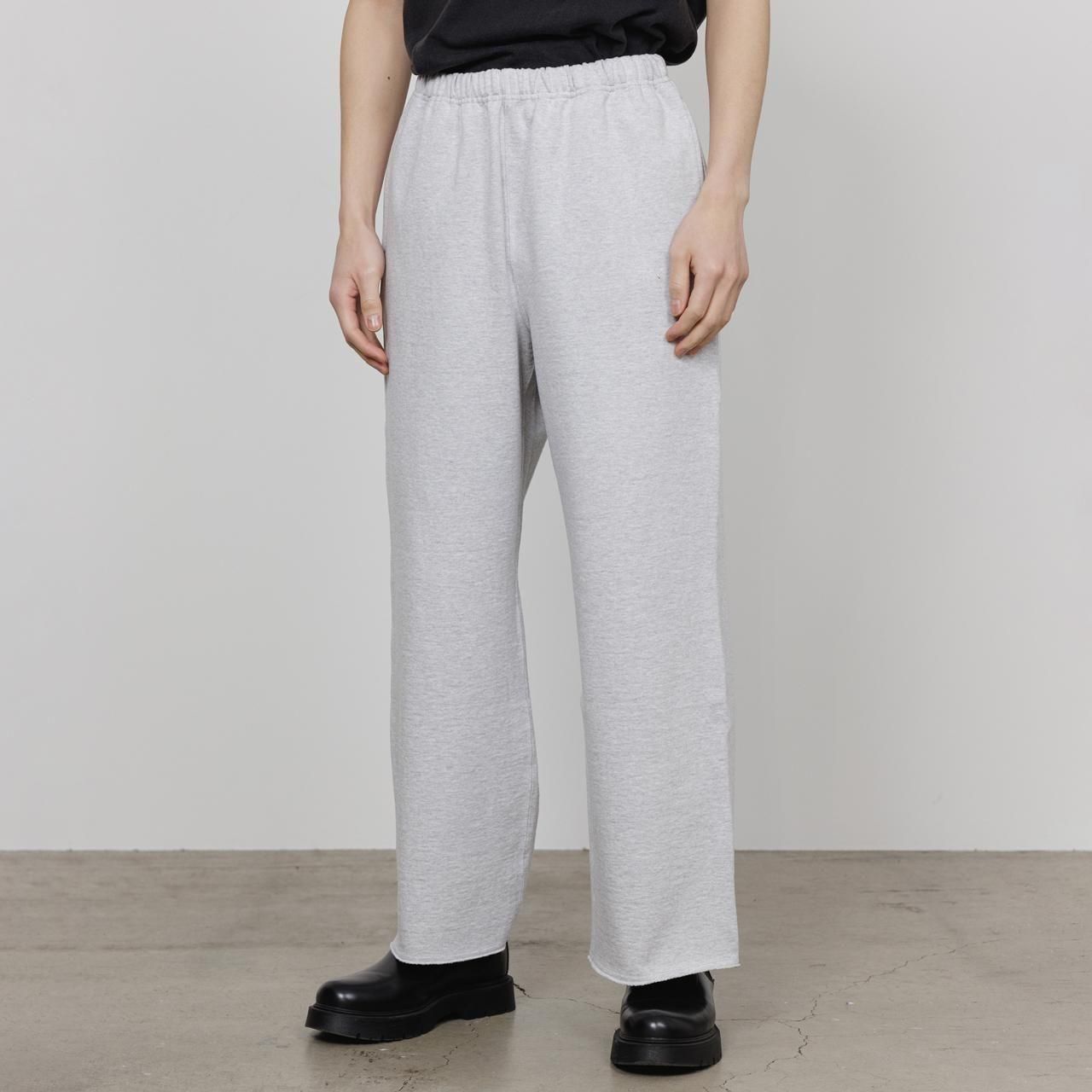 ͽ MARKAWARE (ޡ)WIDE GYM PANTS ASH GRAY -ORGANIC COTTON HEAVY FLEECE-