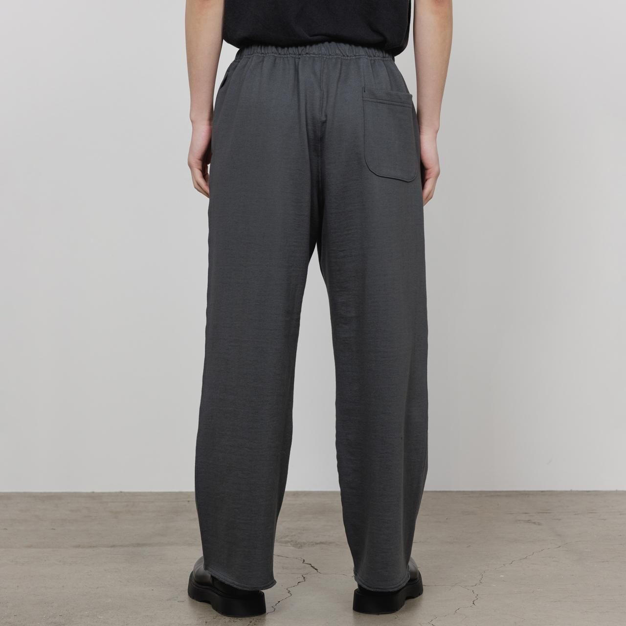 ͽ MARKAWARE (ޡ)WIDE GYM PANTS FOREST GRAY -ORGANIC COTTON HEAVY FLEECE-