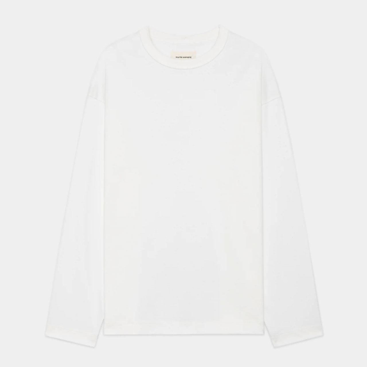 <img class='new_mark_img1' src='https://img.shop-pro.jp/img/new/icons5.gif' style='border:none;display:inline;margin:0px;padding:0px;width:auto;' />MARKAWARE (ޡ)COMFORT FIT L/S Tee WHITE -ORGANIC GIZA 60/3 SURVIVAL KNIT-