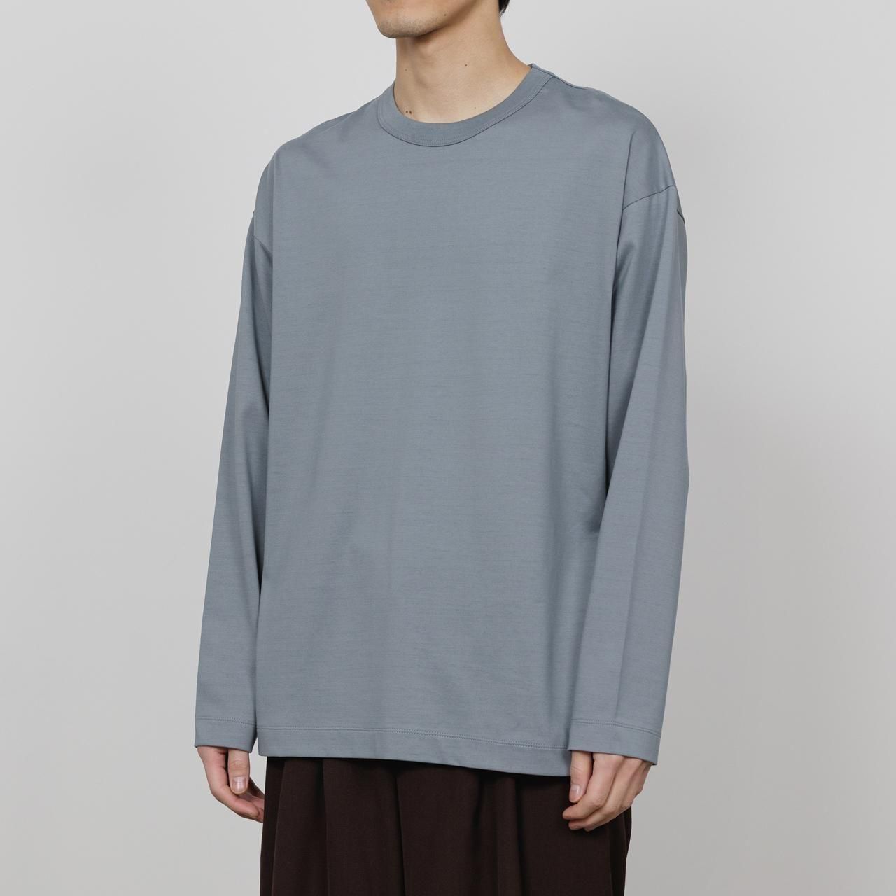 <img class='new_mark_img1' src='https://img.shop-pro.jp/img/new/icons5.gif' style='border:none;display:inline;margin:0px;padding:0px;width:auto;' />MARKAWARE (ޡ)COMFORT FIT L/S Tee DOLPHIN GREY -ORGANIC GIZA 60/3 SURVIVAL KNIT-