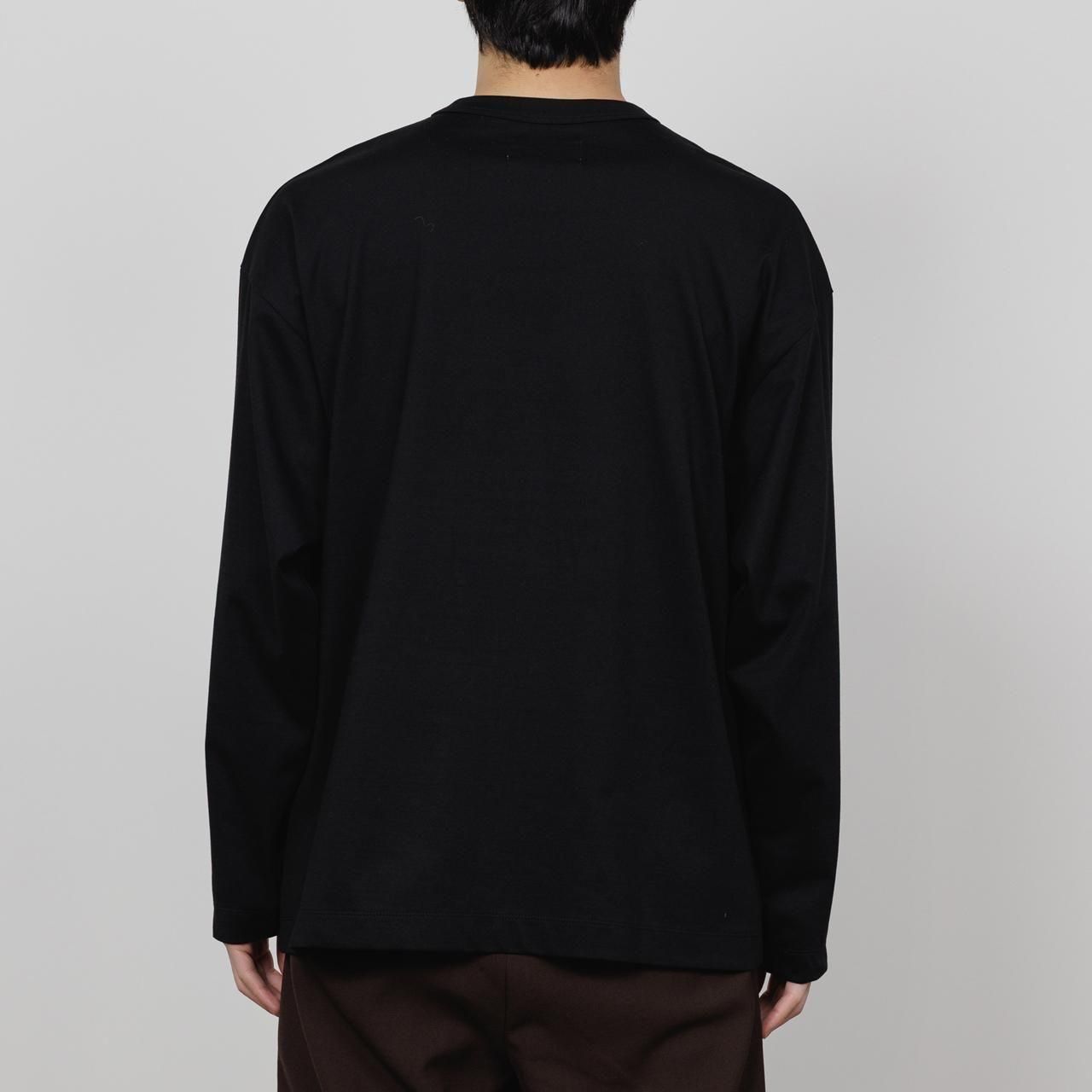 <img class='new_mark_img1' src='https://img.shop-pro.jp/img/new/icons5.gif' style='border:none;display:inline;margin:0px;padding:0px;width:auto;' />MARKAWARE (ޡ)COMFORT FIT L/S Tee BLACK -ORGANIC GIZA 60/3 SURVIVAL KNIT-