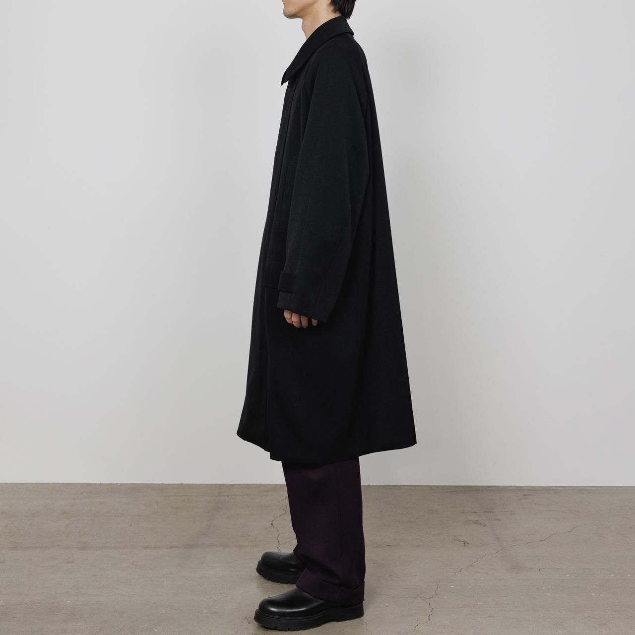 マーカウェア　ウールコート　黒　日本製 MARKAWARE (マーカウェア)｜ハンターコート ブラック 正規取扱店 通販