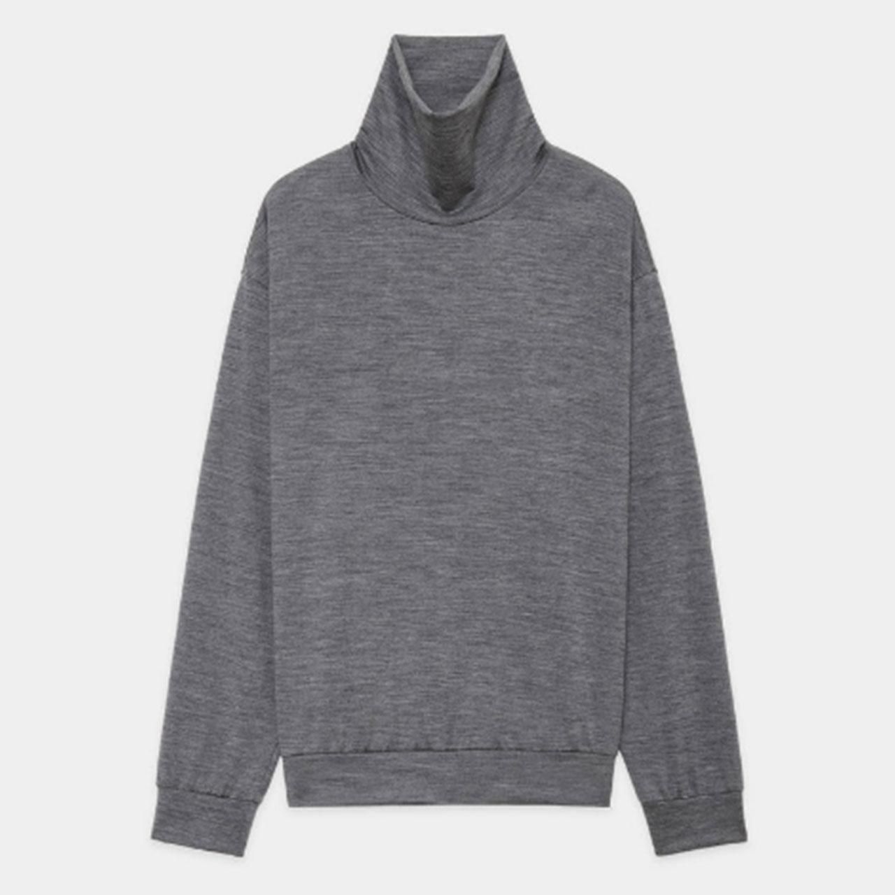 <img class='new_mark_img1' src='https://img.shop-pro.jp/img/new/icons5.gif' style='border:none;display:inline;margin:0px;padding:0px;width:auto;' />marka (ޡ)TURTLE NECK TOP GRAY -2/72 WOOL SINGLE JERSEY WASHHABLE-