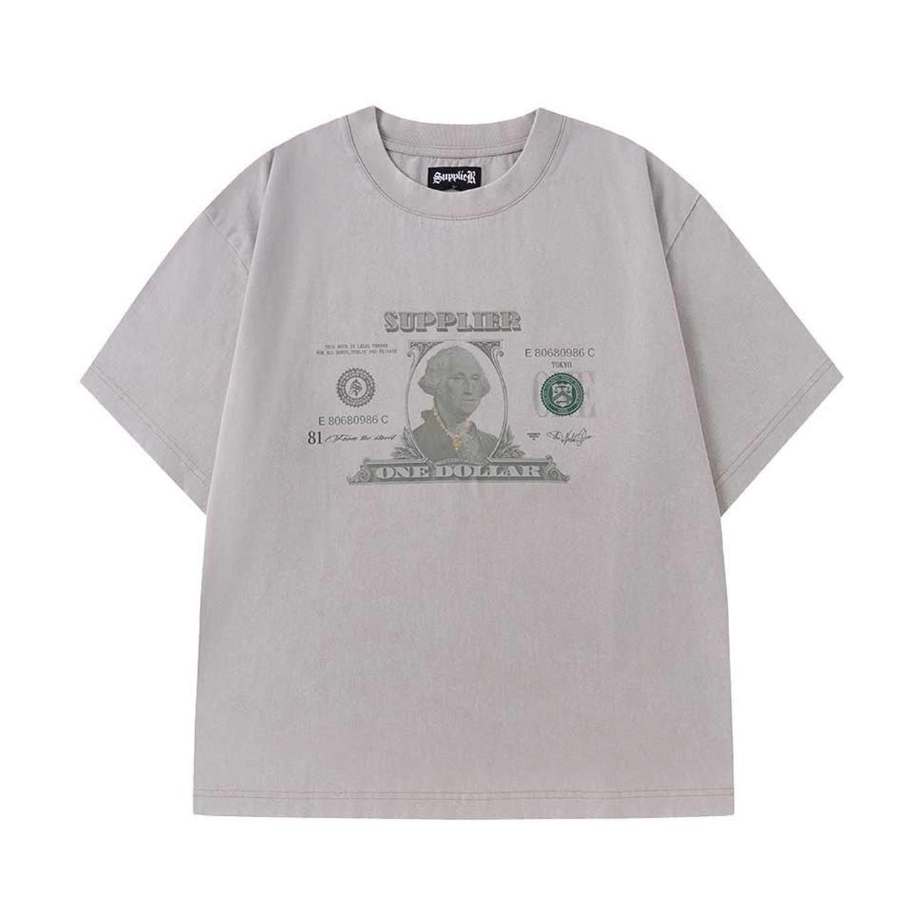 <img class='new_mark_img1' src='https://img.shop-pro.jp/img/new/icons5.gif' style='border:none;display:inline;margin:0px;padding:0px;width:auto;' />30%OFF SUPPLIER (ץ饤䡼)Dollar Bill Tee Beige