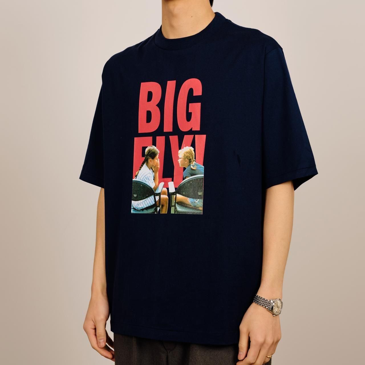 <img class='new_mark_img1' src='https://img.shop-pro.jp/img/new/icons5.gif' style='border:none;display:inline;margin:0px;padding:0px;width:auto;' />marka (ޡ)Tee S/S Yuji Takeuchi "consultation" NAVY -40/2 COTTON CIRCULAR KNIT-