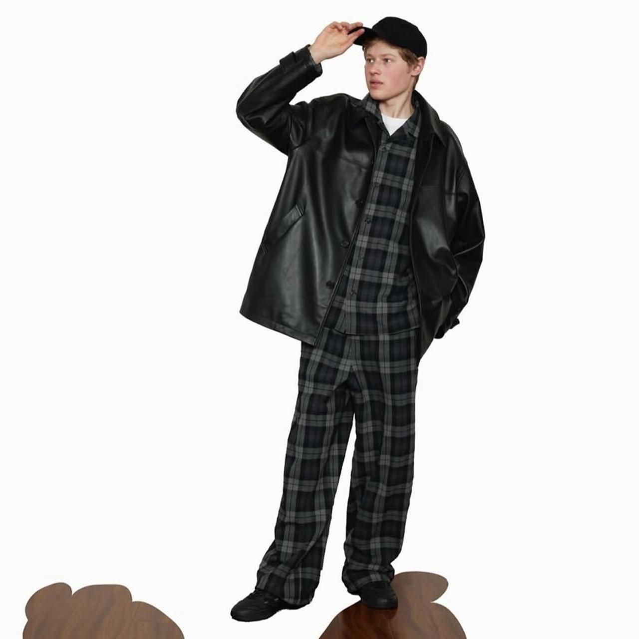 <img class='new_mark_img1' src='https://img.shop-pro.jp/img/new/icons5.gif' style='border:none;display:inline;margin:0px;padding:0px;width:auto;' />UNIVERSAL PRODUCTS (˥Сץ)LEATHER CAR COAT BLACK