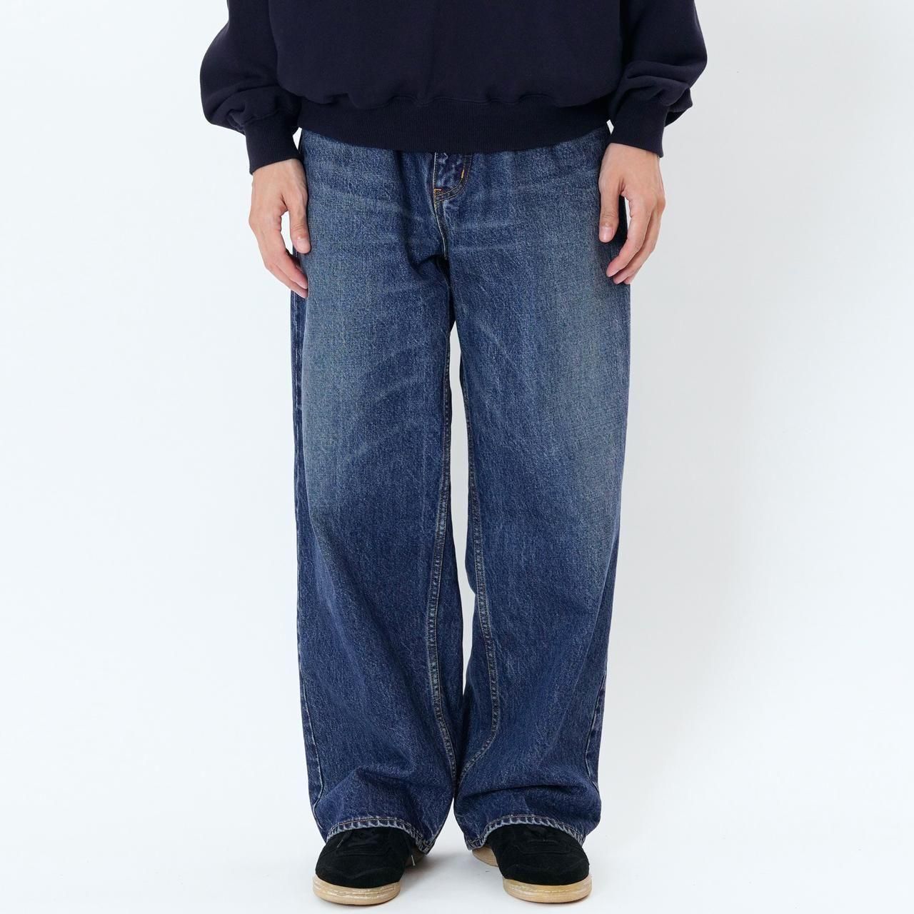 ͽ UNIVERSAL PRODUCTS (˥Сץ)5POCKET BUGGIE DENIM PANTS VINTEGE WASH