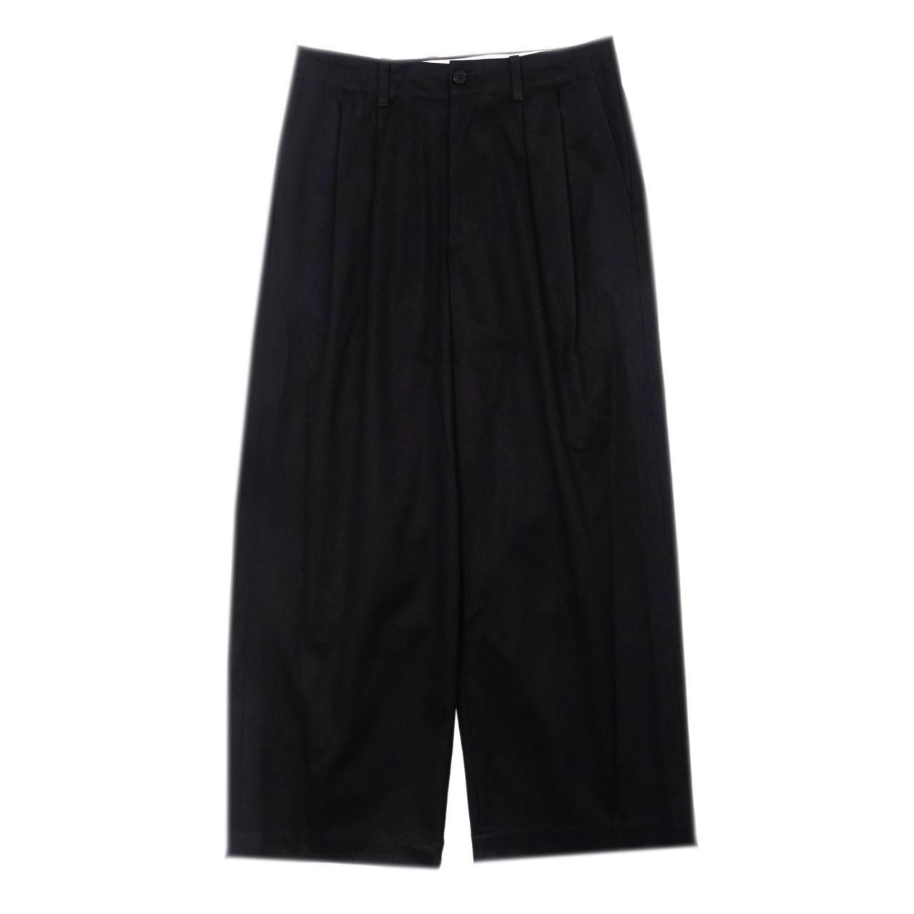 ͽ UNIVERSAL PRODUCTS (˥Сץ)2TUCK WIDE CHINO TROUSERS NAVY