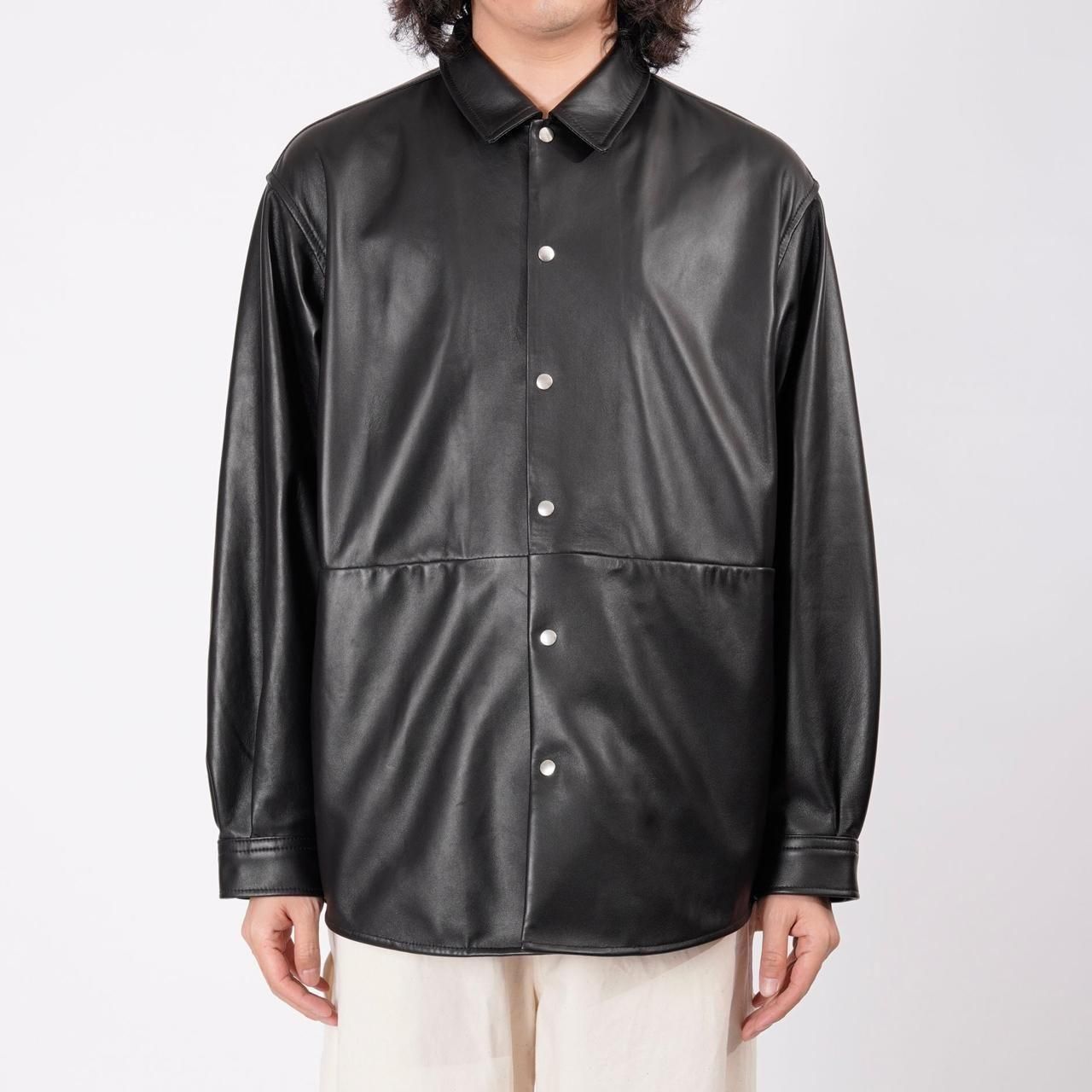 <img class='new_mark_img1' src='https://img.shop-pro.jp/img/new/icons5.gif' style='border:none;display:inline;margin:0px;padding:0px;width:auto;' />UNIVERSAL PRODUCTS (˥Сץ)LEATHER SHIRTS JACKET BLACK