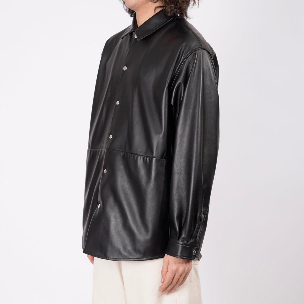 <img class='new_mark_img1' src='https://img.shop-pro.jp/img/new/icons5.gif' style='border:none;display:inline;margin:0px;padding:0px;width:auto;' />UNIVERSAL PRODUCTS (˥Сץ)LEATHER SHIRTS JACKET BLACK