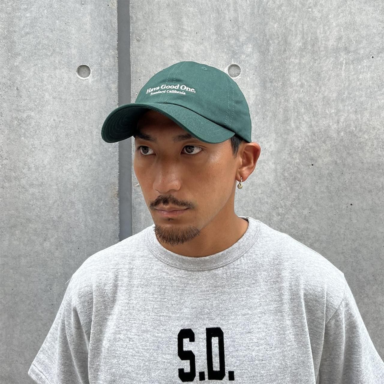 <img class='new_mark_img1' src='https://img.shop-pro.jp/img/new/icons5.gif' style='border:none;display:inline;margin:0px;padding:0px;width:auto;' />STANDARD CALIFORNIA ( ե˥)SD Hava Good One Baseball Cap Green