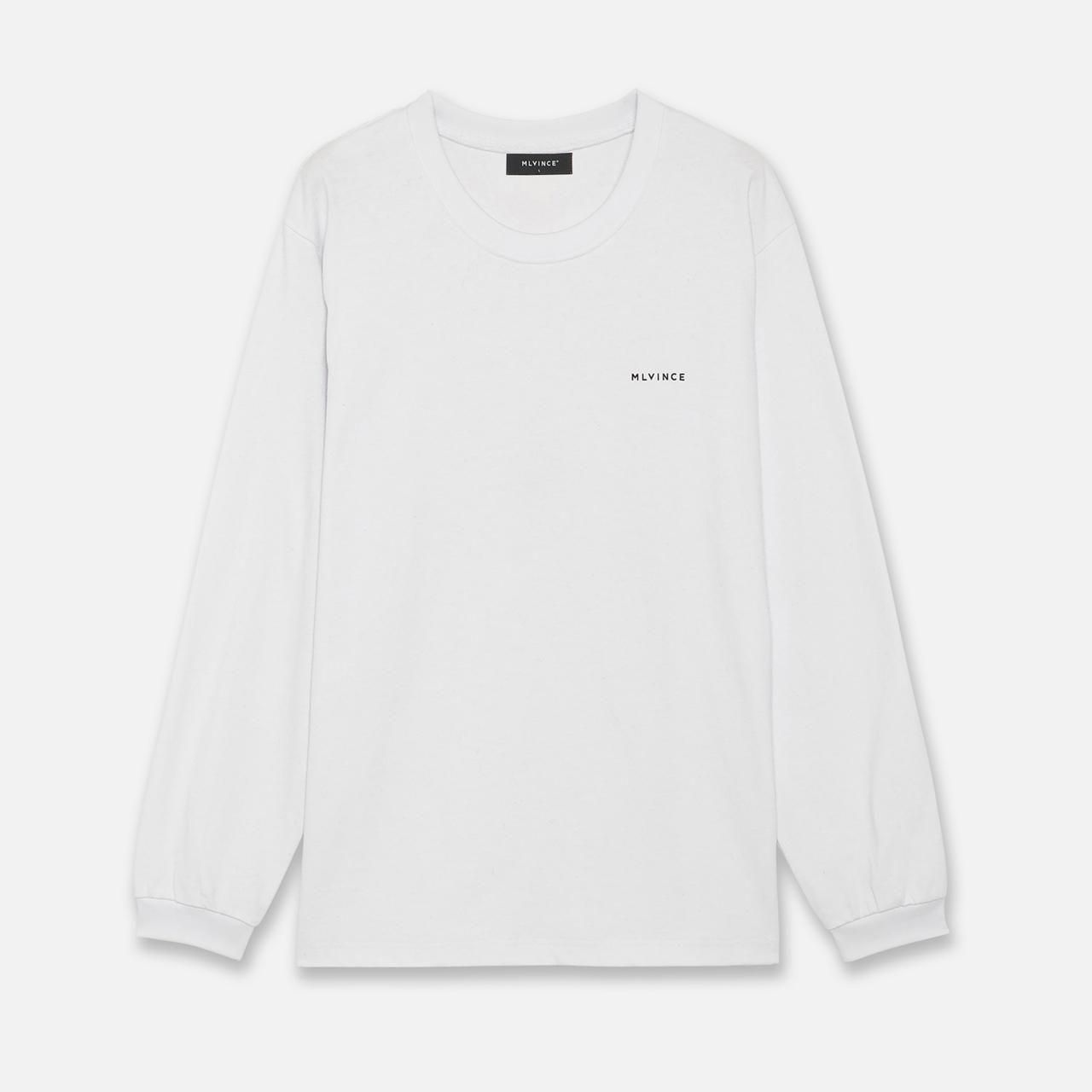 <img class='new_mark_img1' src='https://img.shop-pro.jp/img/new/icons5.gif' style='border:none;display:inline;margin:0px;padding:0px;width:auto;' />MLVINCE () | CLASSIC LOGO L/S TEE WHITE