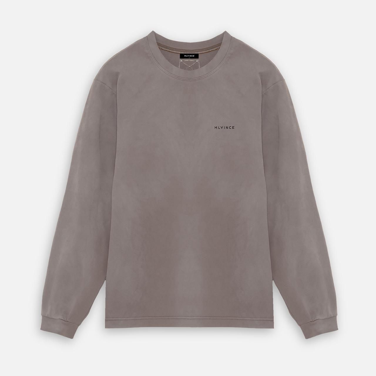 <img class='new_mark_img1' src='https://img.shop-pro.jp/img/new/icons5.gif' style='border:none;display:inline;margin:0px;padding:0px;width:auto;' />MLVINCE () | CLASSIC LOGO L/S TEE CHARCOAL