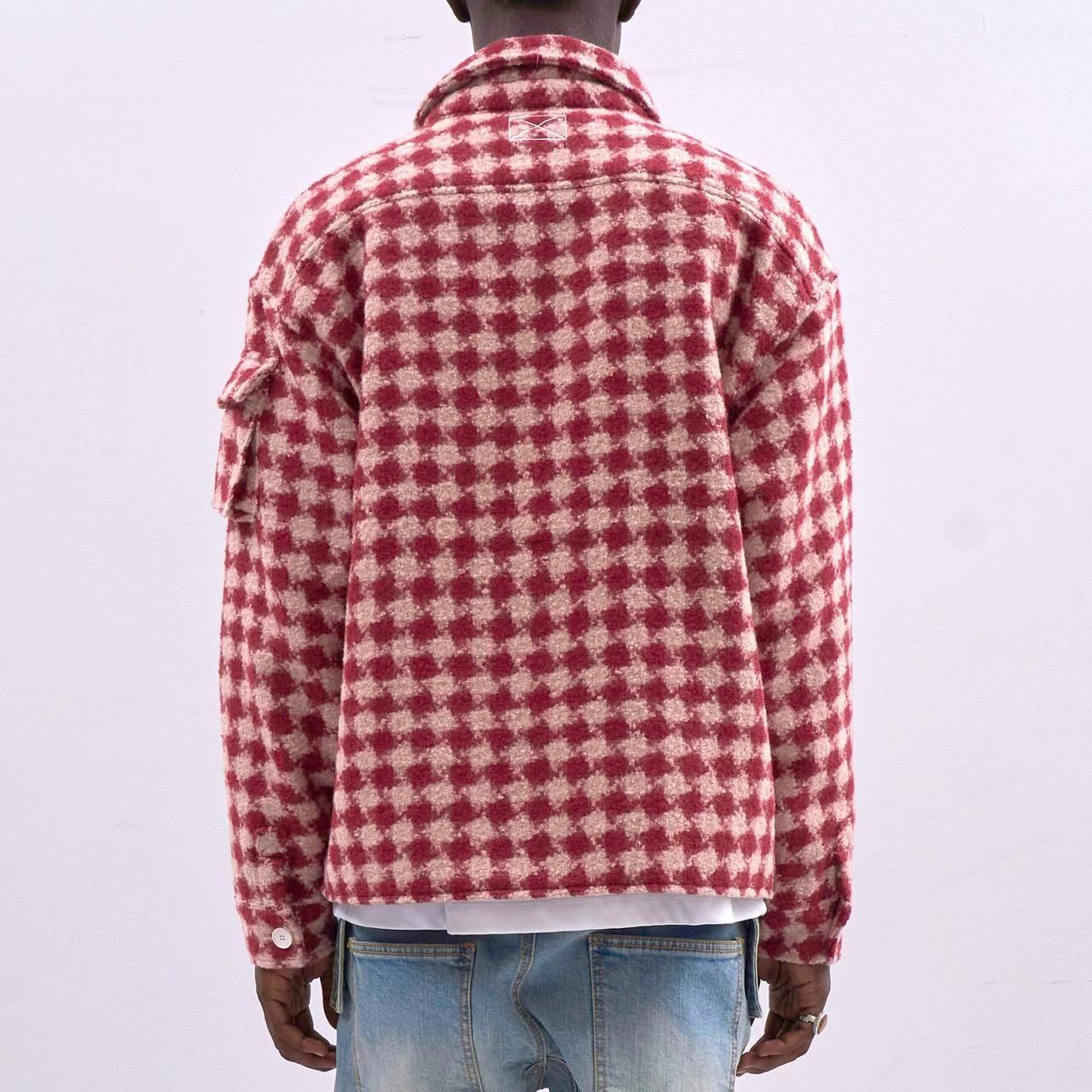 <img class='new_mark_img1' src='https://img.shop-pro.jp/img/new/icons5.gif' style='border:none;display:inline;margin:0px;padding:0px;width:auto;' />MLVINCE () |  MILITARY CHECK JACKET RED