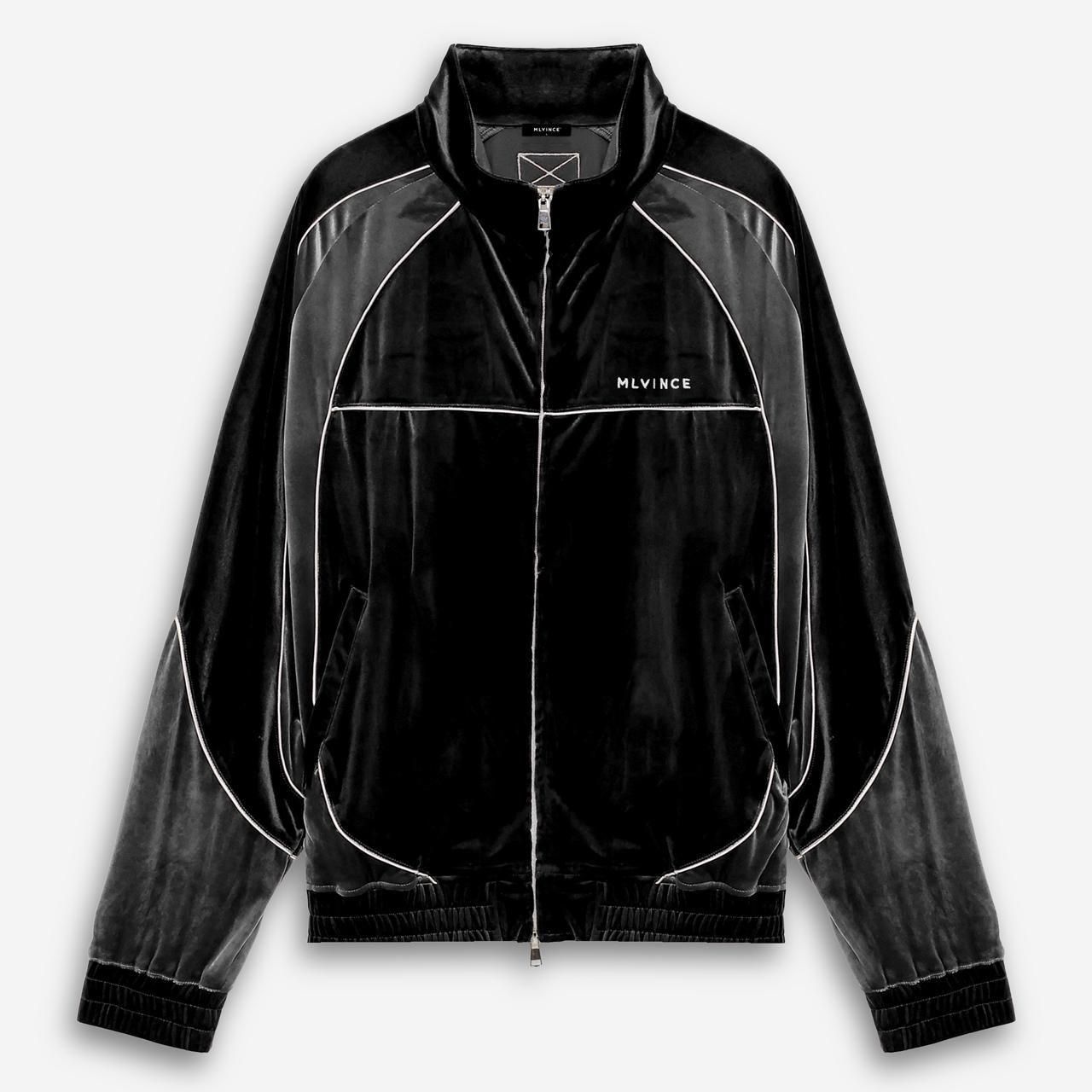 <img class='new_mark_img1' src='https://img.shop-pro.jp/img/new/icons5.gif' style='border:none;display:inline;margin:0px;padding:0px;width:auto;' />MLVINCE () |  VELOR TRACK JACKET BLACK