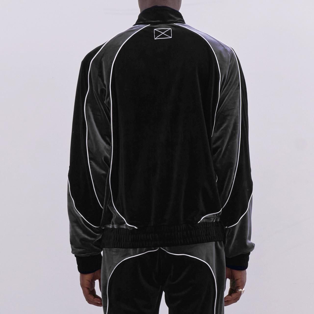 <img class='new_mark_img1' src='https://img.shop-pro.jp/img/new/icons5.gif' style='border:none;display:inline;margin:0px;padding:0px;width:auto;' />MLVINCE () |  VELOR TRACK JACKET BLACK