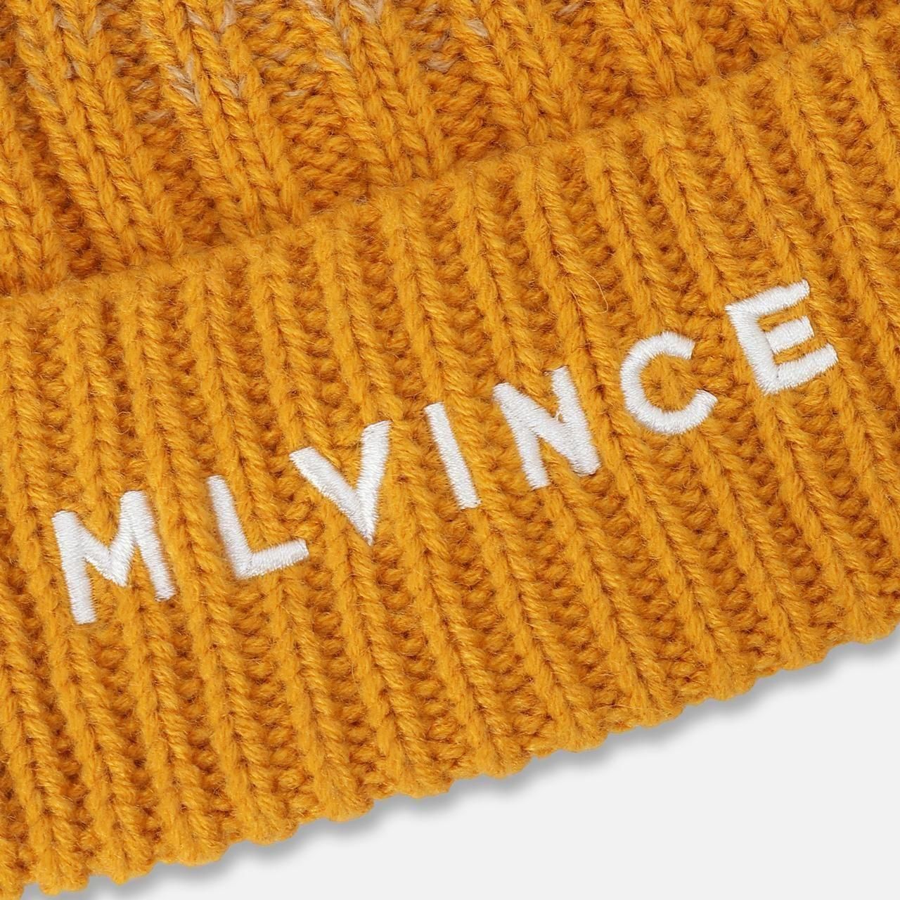 <img class='new_mark_img1' src='https://img.shop-pro.jp/img/new/icons5.gif' style='border:none;display:inline;margin:0px;padding:0px;width:auto;' />MLVINCE () |  CLASSIC LOGO RIBBED BEANIE YELLOW