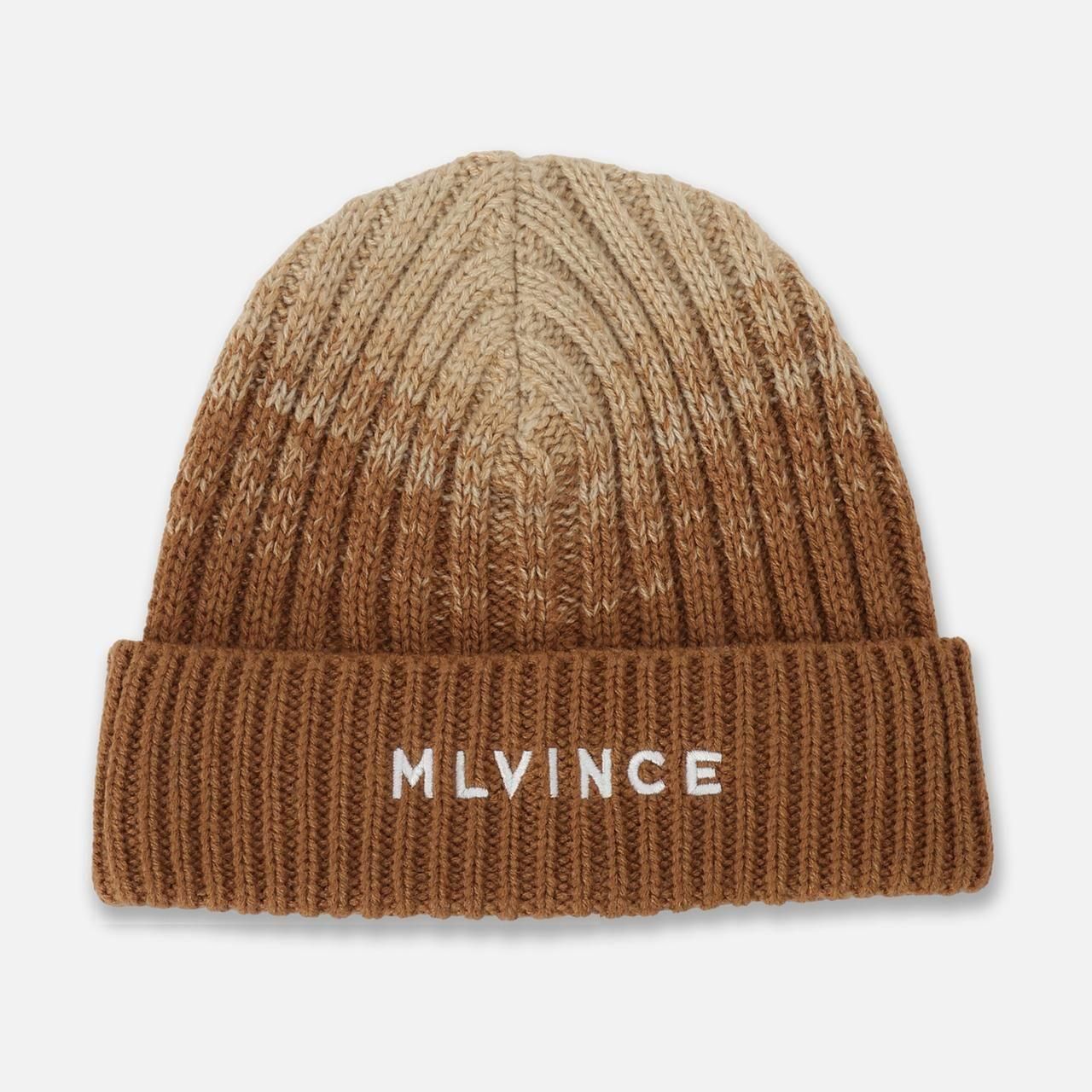 <img class='new_mark_img1' src='https://img.shop-pro.jp/img/new/icons5.gif' style='border:none;display:inline;margin:0px;padding:0px;width:auto;' />MLVINCE () |  CLASSIC LOGO RIBBED BEANIE BROWN