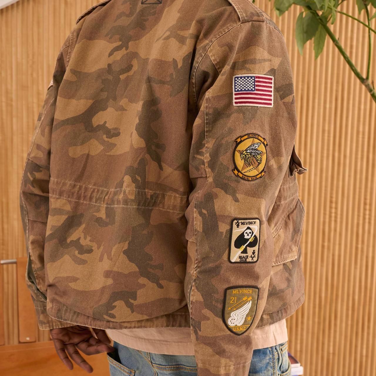 <img class='new_mark_img1' src='https://img.shop-pro.jp/img/new/icons5.gif' style='border:none;display:inline;margin:0px;padding:0px;width:auto;' />MLVINCE () |  M-65 JACKET CAMO