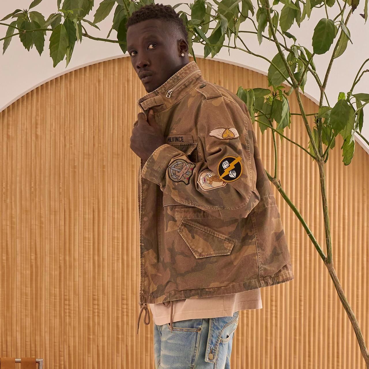 <img class='new_mark_img1' src='https://img.shop-pro.jp/img/new/icons5.gif' style='border:none;display:inline;margin:0px;padding:0px;width:auto;' />MLVINCE () |  M-65 JACKET CAMO