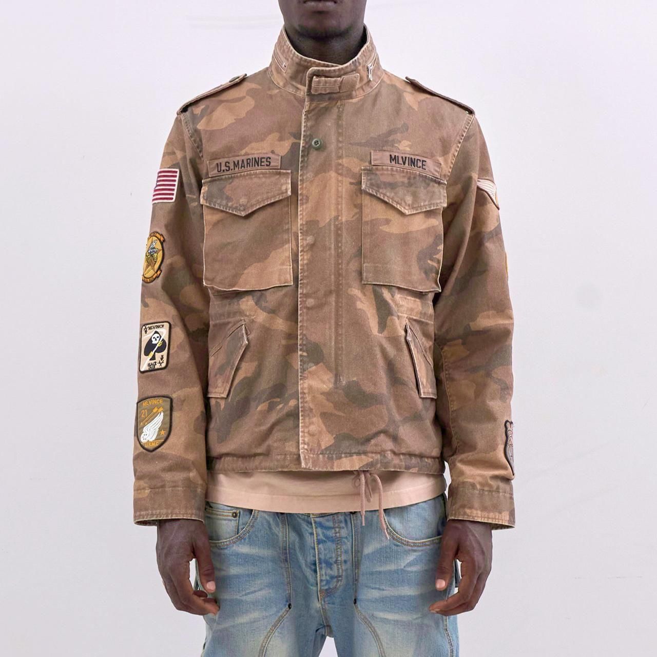 <img class='new_mark_img1' src='https://img.shop-pro.jp/img/new/icons5.gif' style='border:none;display:inline;margin:0px;padding:0px;width:auto;' />MLVINCE () |  M-65 JACKET CAMO