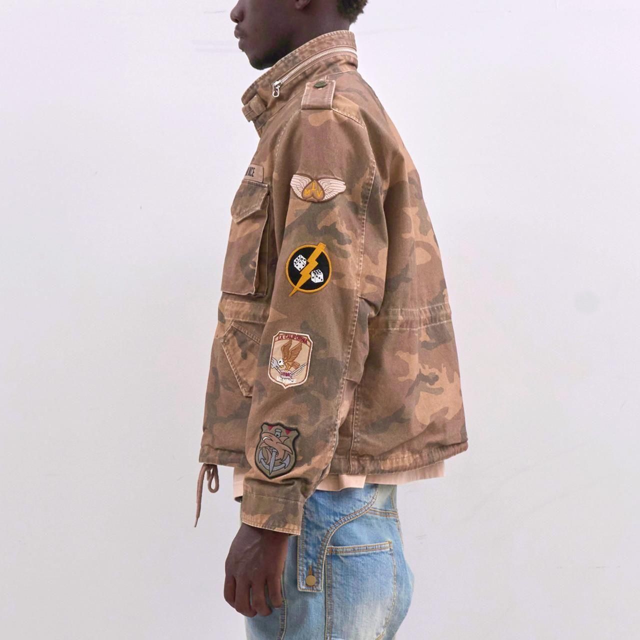 <img class='new_mark_img1' src='https://img.shop-pro.jp/img/new/icons5.gif' style='border:none;display:inline;margin:0px;padding:0px;width:auto;' />MLVINCE () |  M-65 JACKET CAMO