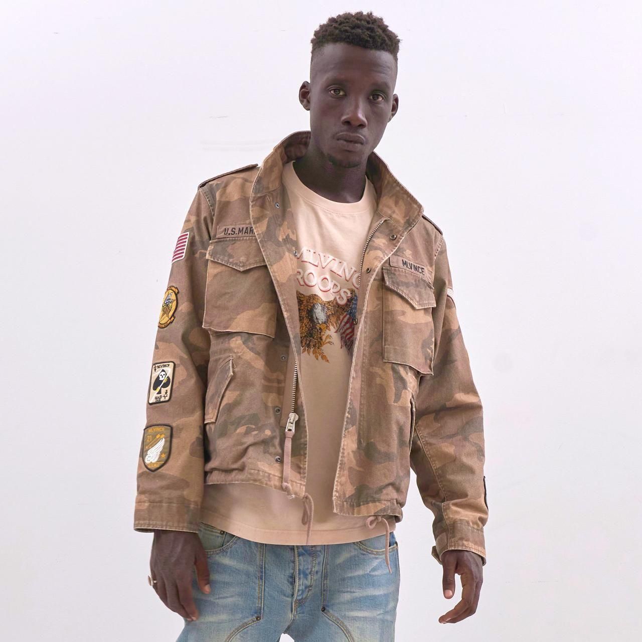 <img class='new_mark_img1' src='https://img.shop-pro.jp/img/new/icons5.gif' style='border:none;display:inline;margin:0px;padding:0px;width:auto;' />MLVINCE () |  M-65 JACKET CAMO