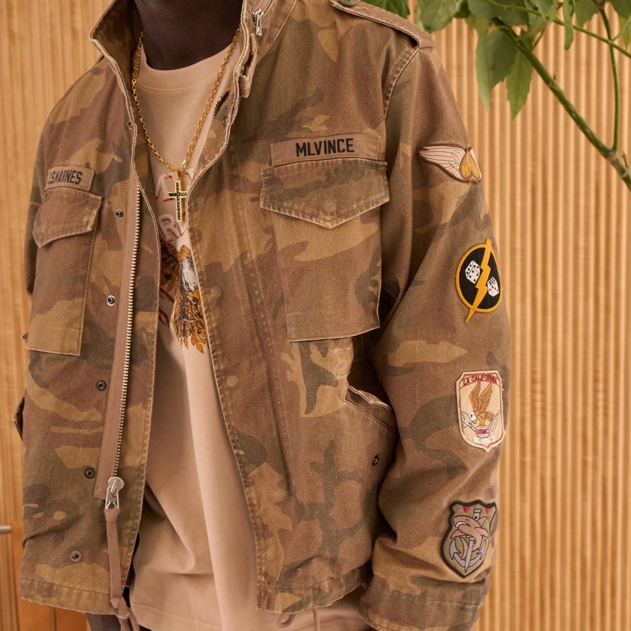 <img class='new_mark_img1' src='https://img.shop-pro.jp/img/new/icons5.gif' style='border:none;display:inline;margin:0px;padding:0px;width:auto;' />MLVINCE () |  M-65 JACKET CAMO