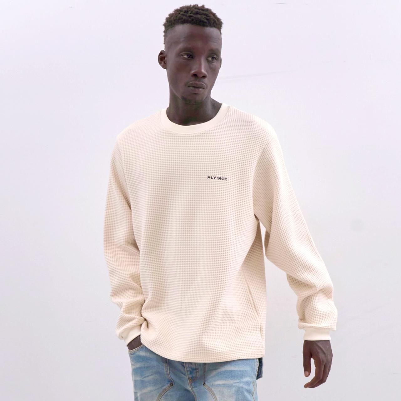 <img class='new_mark_img1' src='https://img.shop-pro.jp/img/new/icons5.gif' style='border:none;display:inline;margin:0px;padding:0px;width:auto;' />MLVINCE () |  HEAVYWEIGHT THERMAL L/S CREAM