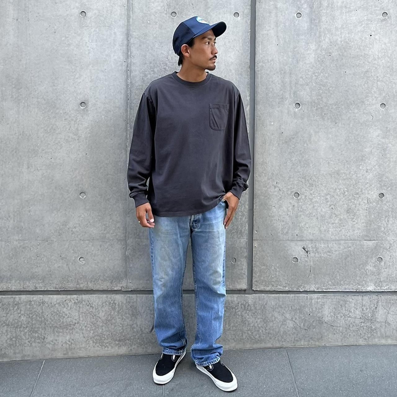 <img class='new_mark_img1' src='https://img.shop-pro.jp/img/new/icons5.gif' style='border:none;display:inline;margin:0px;padding:0px;width:auto;' />STANDARD CALIFORNIA ( ե˥)SD US Cotton Pocket LS Tee Vintage Wash Black