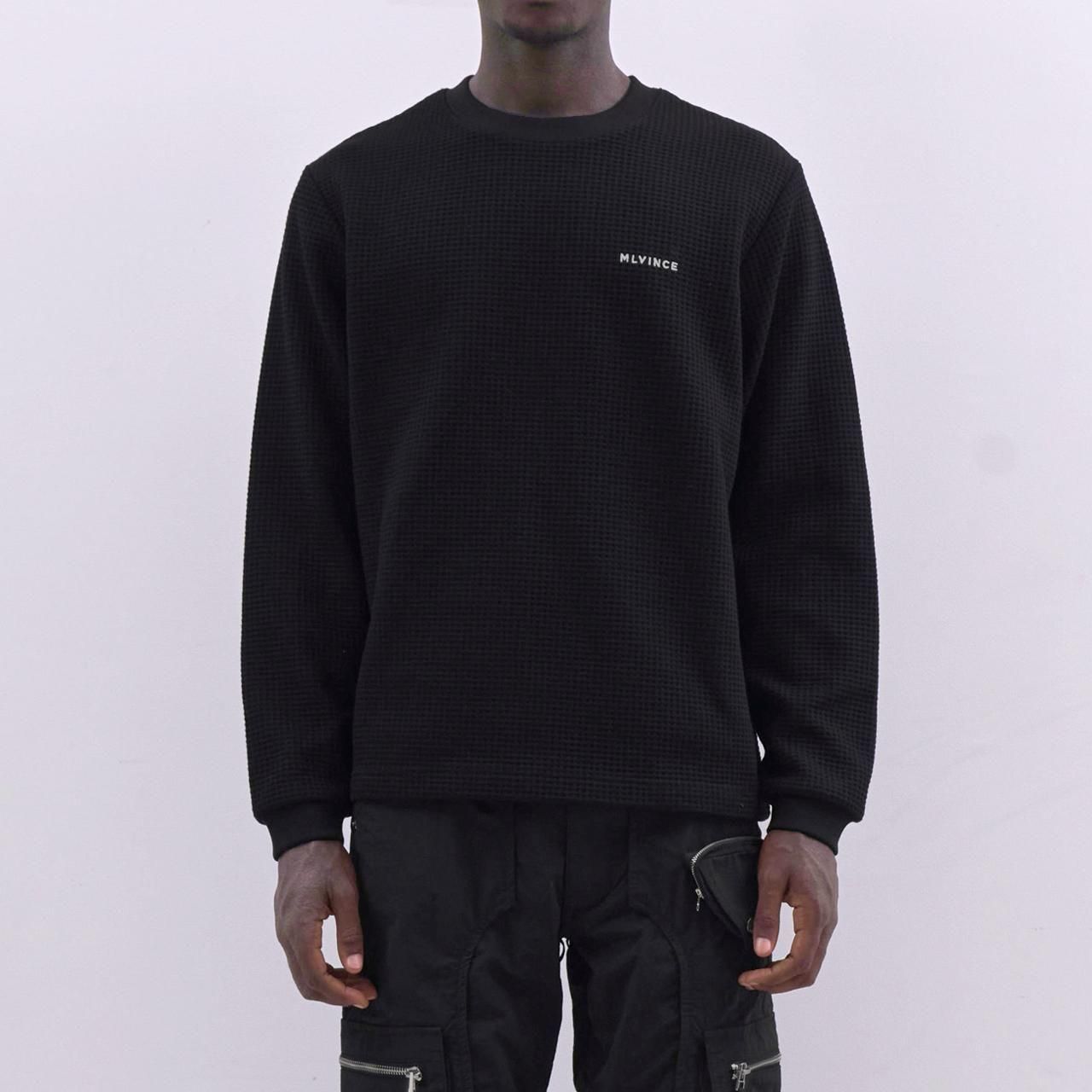 <img class='new_mark_img1' src='https://img.shop-pro.jp/img/new/icons5.gif' style='border:none;display:inline;margin:0px;padding:0px;width:auto;' />MLVINCE () |  HEAVYWEIGHT THERMAL L/S BLACK