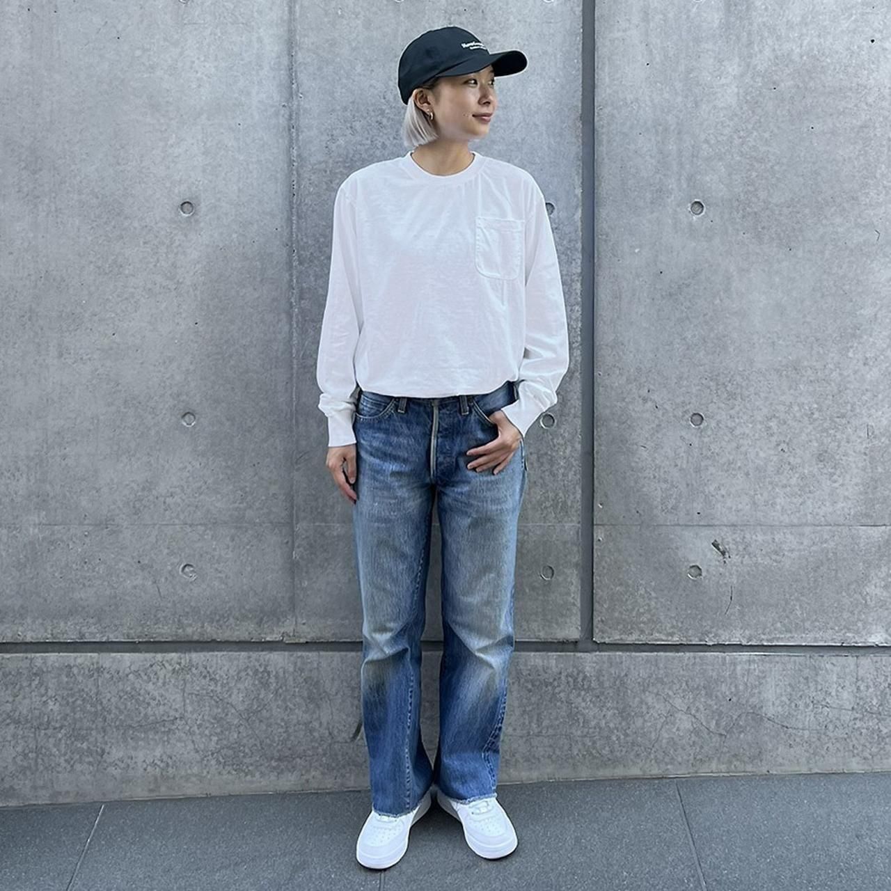 <img class='new_mark_img1' src='https://img.shop-pro.jp/img/new/icons5.gif' style='border:none;display:inline;margin:0px;padding:0px;width:auto;' />STANDARD CALIFORNIA ( ե˥)SD US Cotton Pocket LS Tee Vintage Wash White