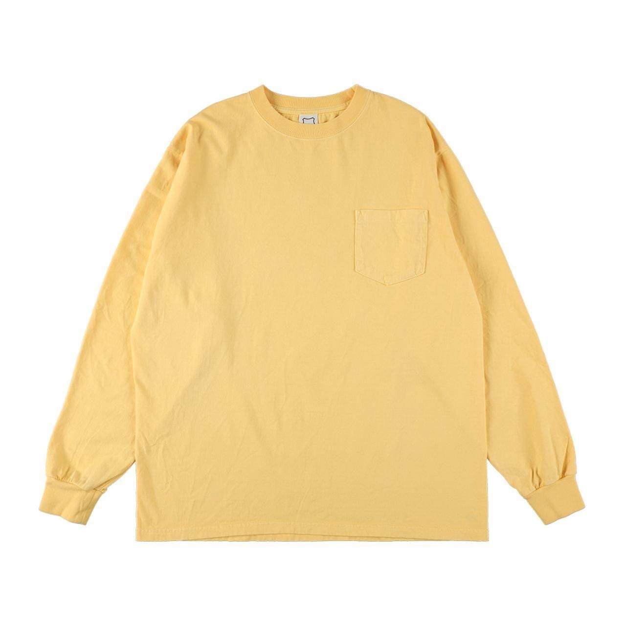 <img class='new_mark_img1' src='https://img.shop-pro.jp/img/new/icons5.gif' style='border:none;display:inline;margin:0px;padding:0px;width:auto;' />STANDARD CALIFORNIA ( ե˥)SD Heavyweight Pocket LS Tee Vintage Wash Yellow
