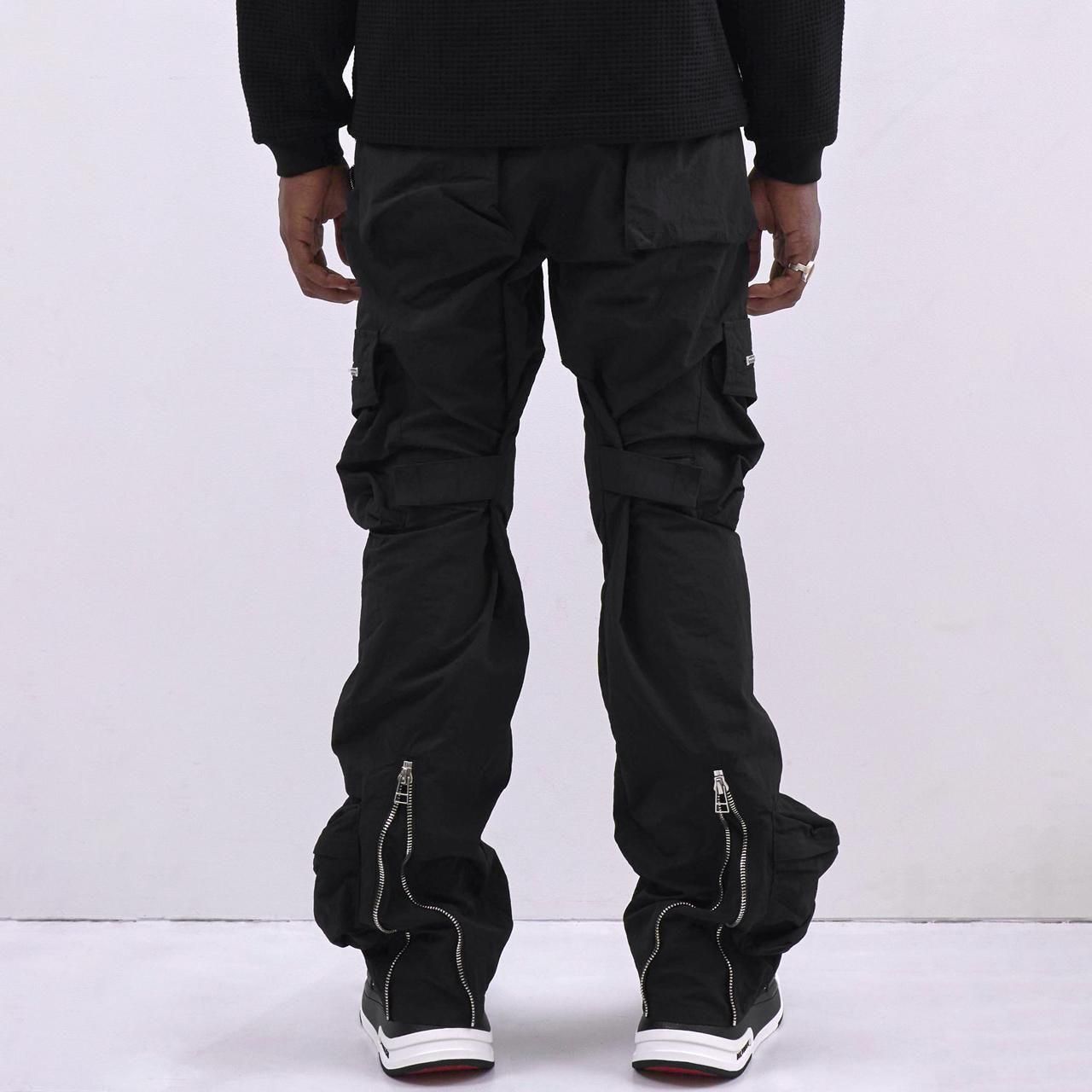 <img class='new_mark_img1' src='https://img.shop-pro.jp/img/new/icons5.gif' style='border:none;display:inline;margin:0px;padding:0px;width:auto;' />MLVINCE () |  NYLON HOLSTER CARGO PANTS BLACK