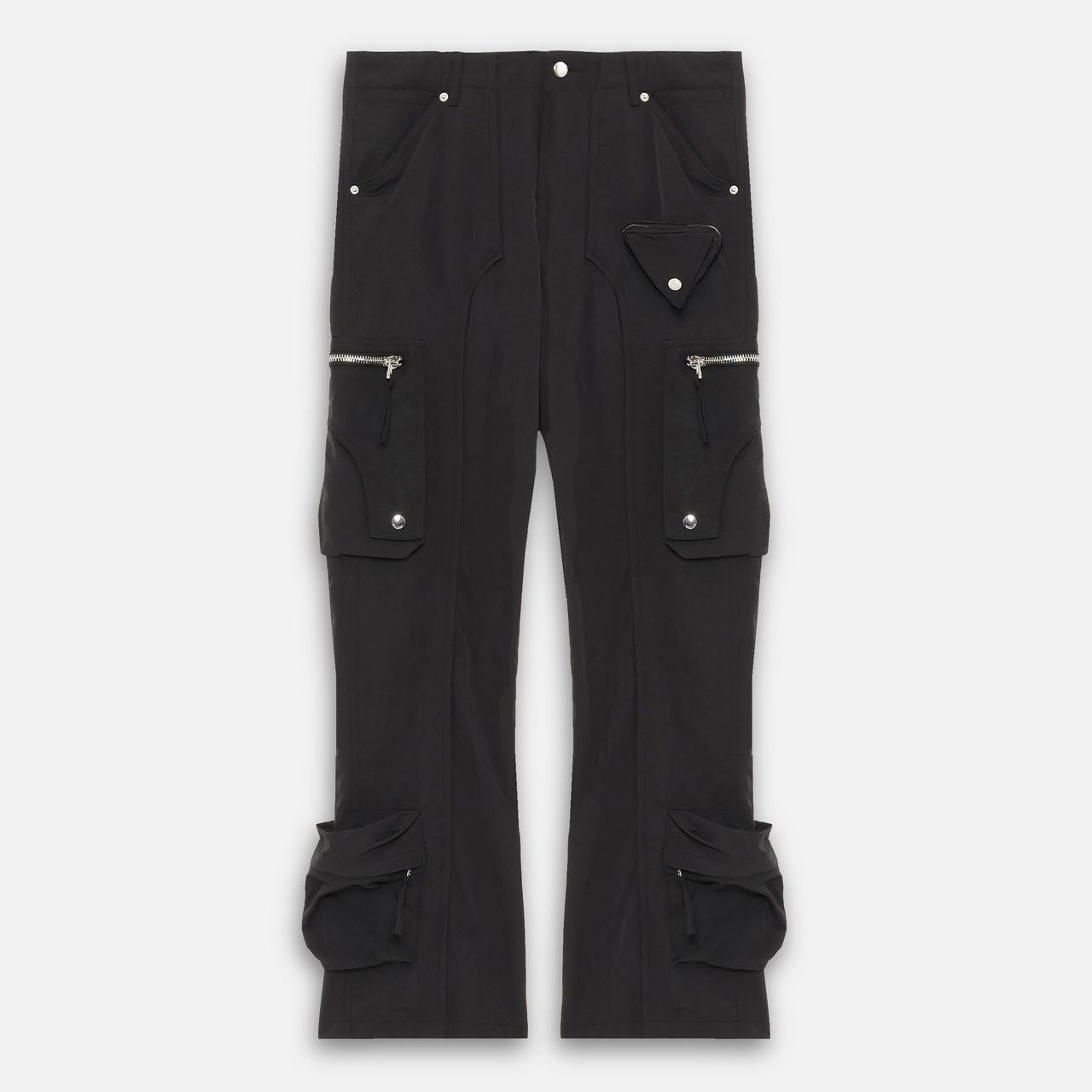 <img class='new_mark_img1' src='https://img.shop-pro.jp/img/new/icons5.gif' style='border:none;display:inline;margin:0px;padding:0px;width:auto;' />MLVINCE () |  NYLON HOLSTER CARGO PANTS BLACK