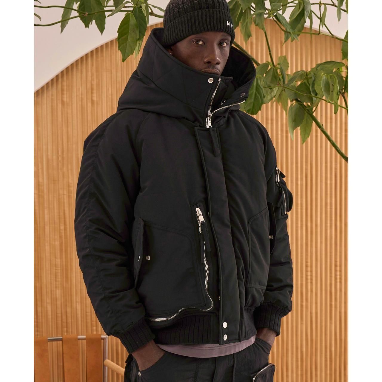 <img class='new_mark_img1' src='https://img.shop-pro.jp/img/new/icons5.gif' style='border:none;display:inline;margin:0px;padding:0px;width:auto;' />MLVINCE () |  N-2B JACKET BLACK