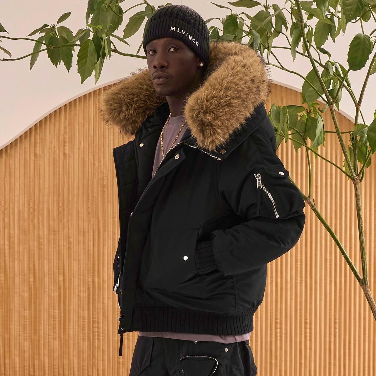 <img class='new_mark_img1' src='https://img.shop-pro.jp/img/new/icons5.gif' style='border:none;display:inline;margin:0px;padding:0px;width:auto;' />MLVINCE () |  N-2B JACKET BLACK