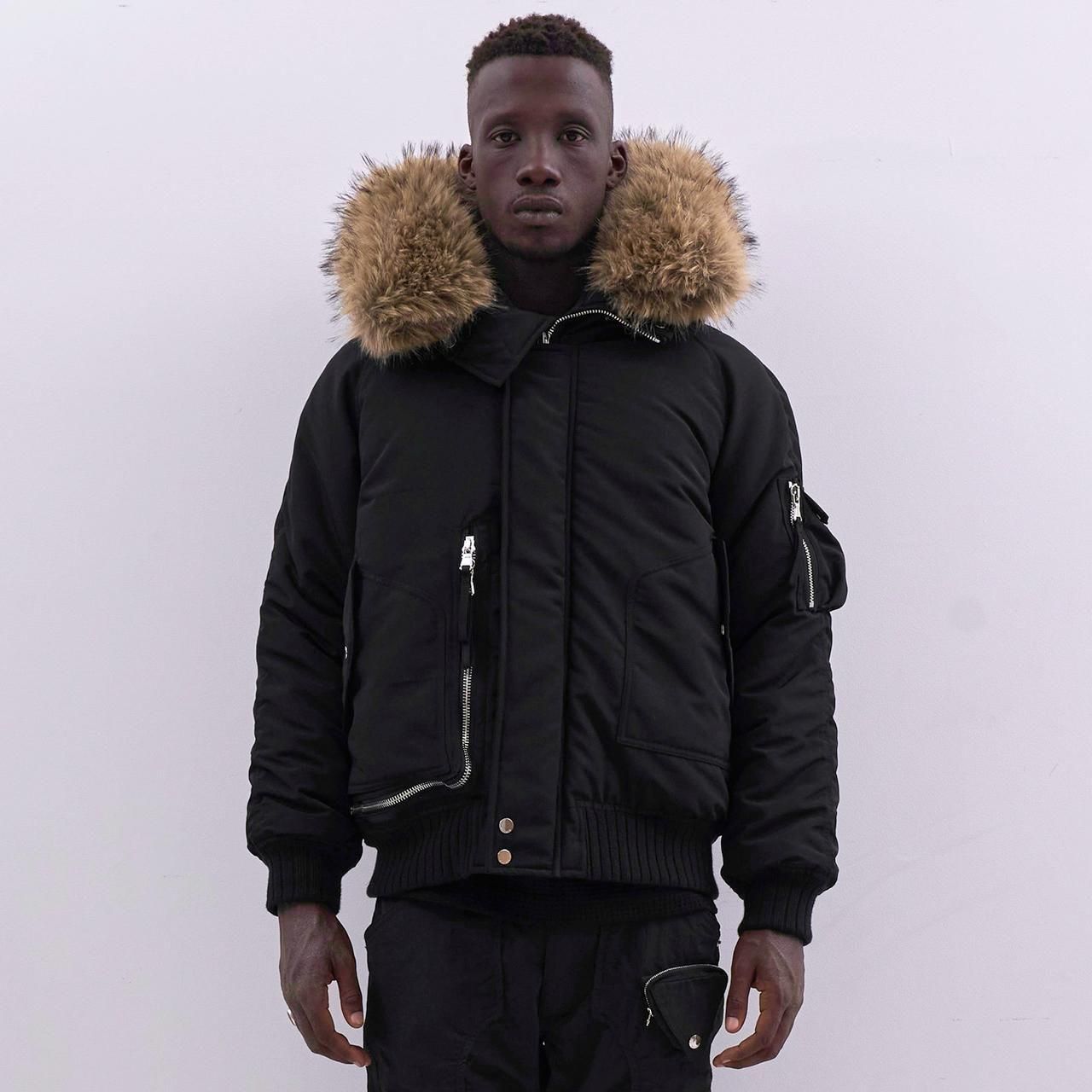 <img class='new_mark_img1' src='https://img.shop-pro.jp/img/new/icons5.gif' style='border:none;display:inline;margin:0px;padding:0px;width:auto;' />MLVINCE () |  N-2B JACKET BLACK