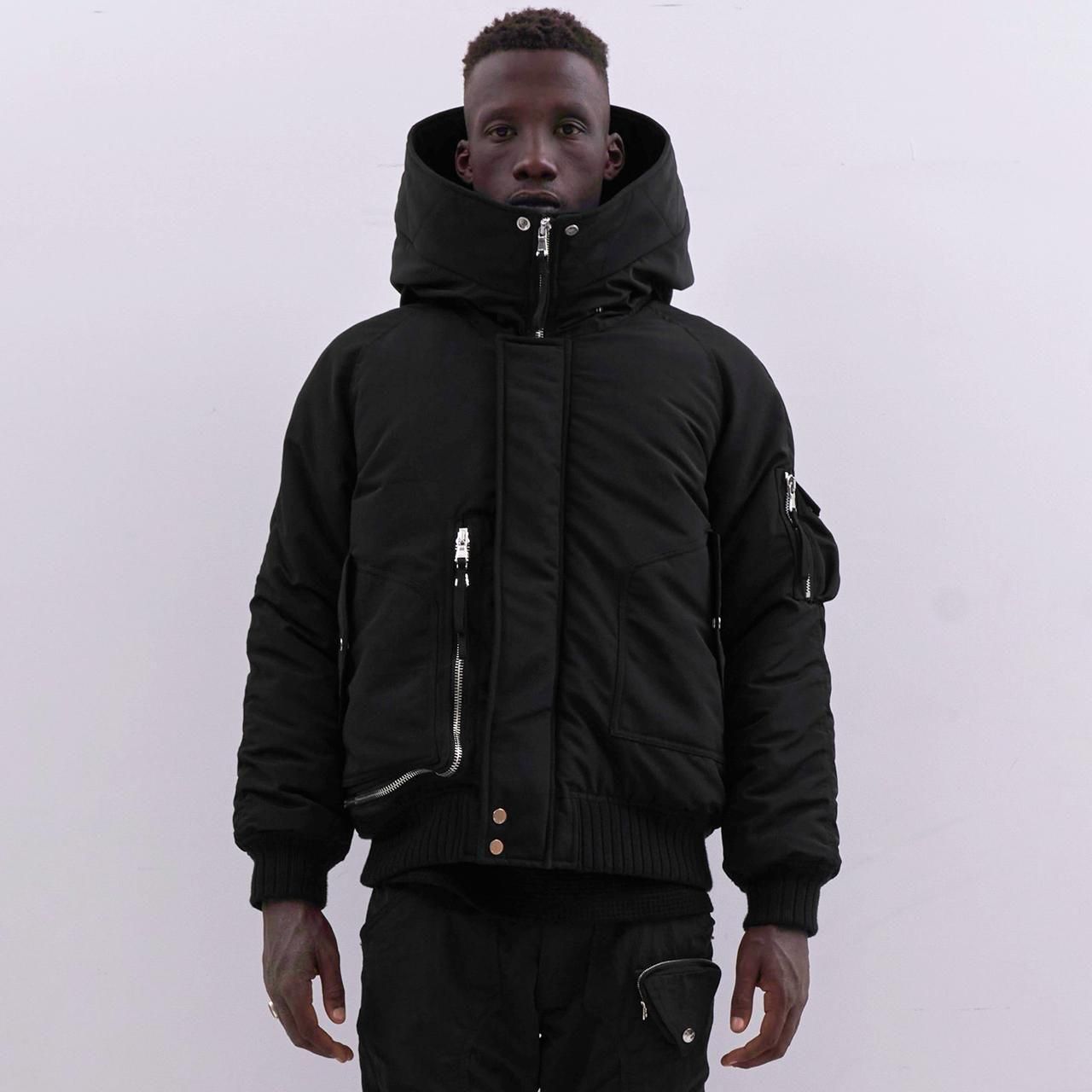 <img class='new_mark_img1' src='https://img.shop-pro.jp/img/new/icons5.gif' style='border:none;display:inline;margin:0px;padding:0px;width:auto;' />MLVINCE () |  N-2B JACKET BLACK