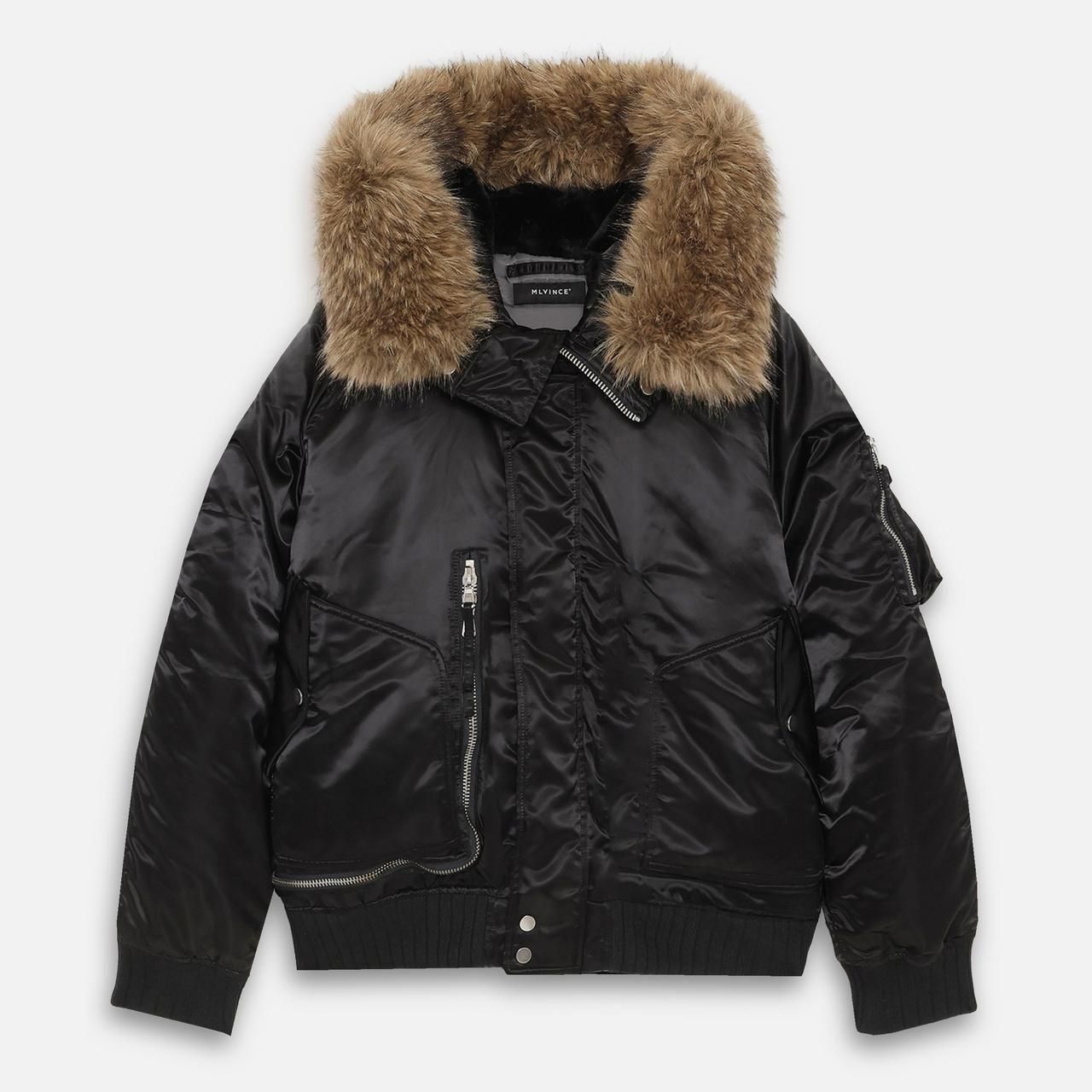 <img class='new_mark_img1' src='https://img.shop-pro.jp/img/new/icons5.gif' style='border:none;display:inline;margin:0px;padding:0px;width:auto;' />MLVINCE () |  N-2B JACKET BLACK