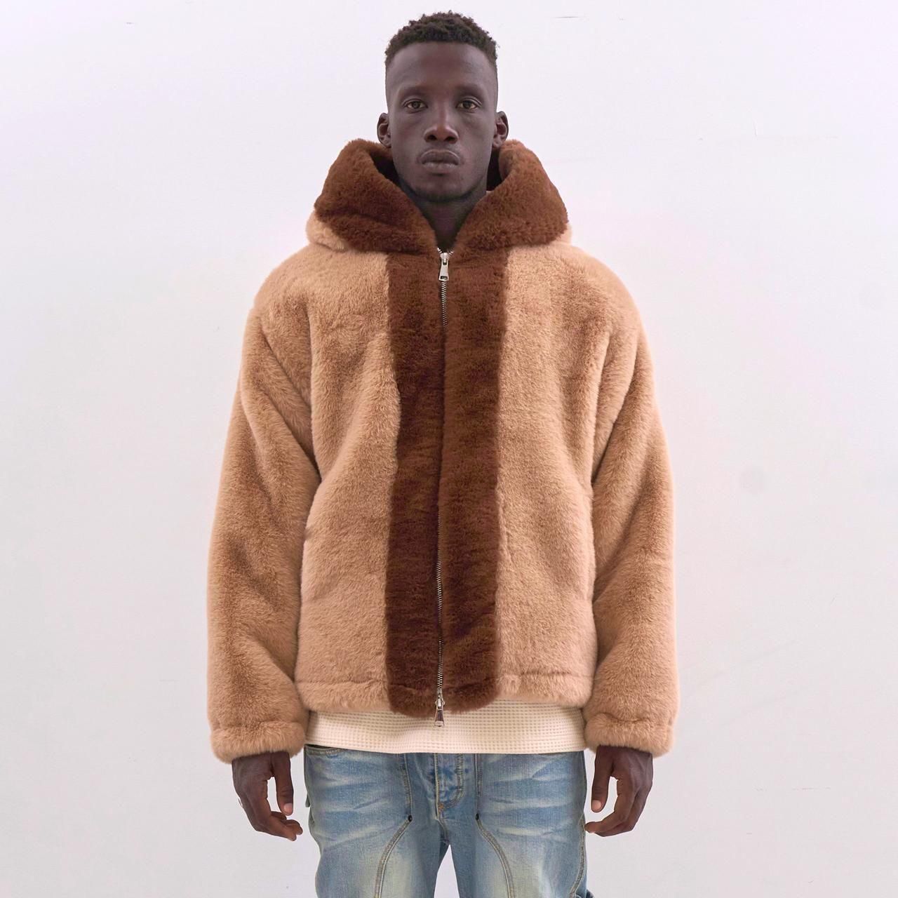 <img class='new_mark_img1' src='https://img.shop-pro.jp/img/new/icons5.gif' style='border:none;display:inline;margin:0px;padding:0px;width:auto;' />MLVINCE () |  FAUX FUR JACKET BEIGE
