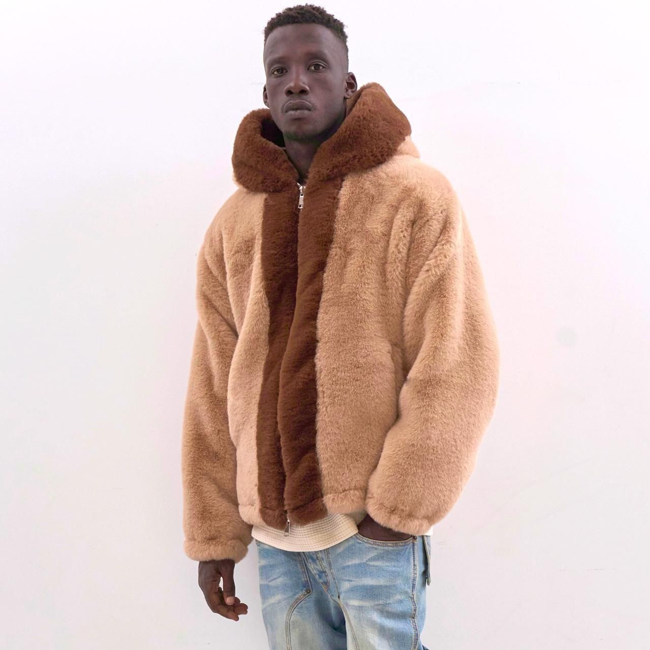 <img class='new_mark_img1' src='https://img.shop-pro.jp/img/new/icons5.gif' style='border:none;display:inline;margin:0px;padding:0px;width:auto;' />MLVINCE () |  FAUX FUR JACKET BEIGE