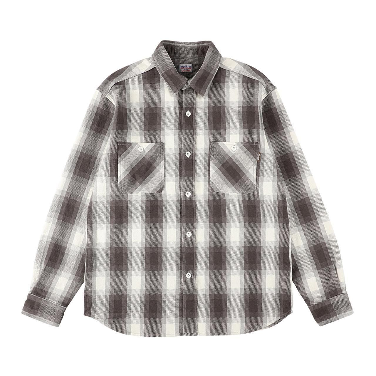<img class='new_mark_img1' src='https://img.shop-pro.jp/img/new/icons5.gif' style='border:none;display:inline;margin:0px;padding:0px;width:auto;' />STANDARD CALIFORNIA ( ե˥)SD Heavy Flannel Check Shirt Charcoal