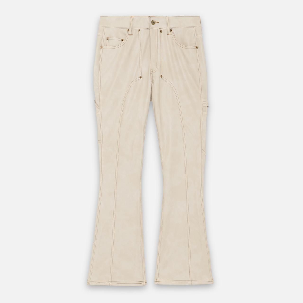 <img class='new_mark_img1' src='https://img.shop-pro.jp/img/new/icons5.gif' style='border:none;display:inline;margin:0px;padding:0px;width:auto;' />MLVINCE () |  FAUX LEATHER HOLSTER PANTS CREAM